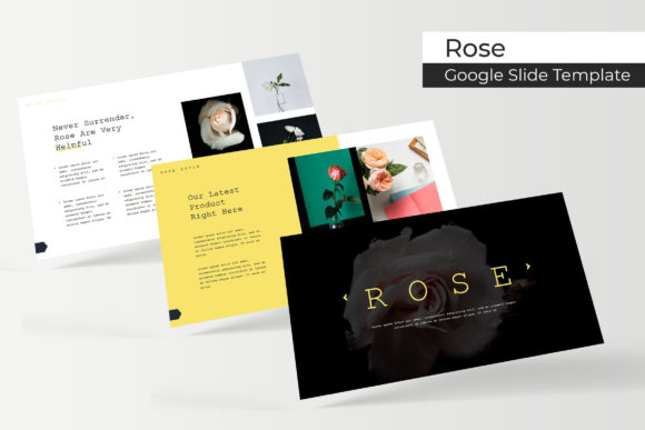 Designing with Petals: The Rose Google Slide Template