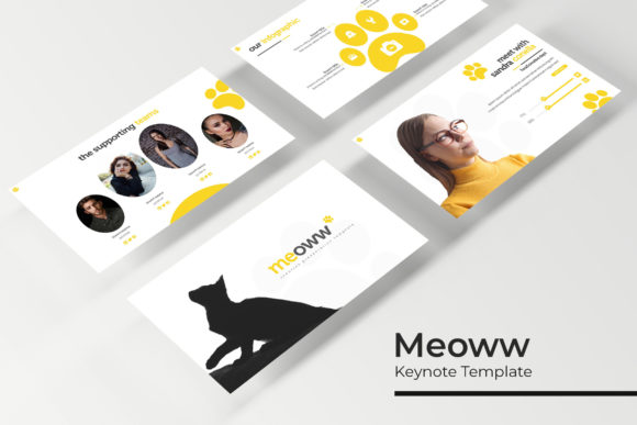 Meoww Keynote Template: Crafting Your Visual Narrative