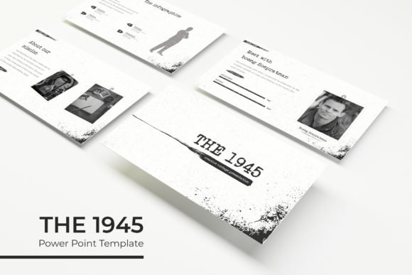 The 1945 Power Point Template: A Retro Design System for Modern Brands