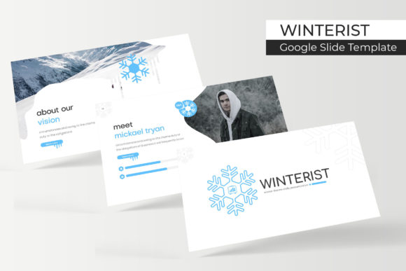 Winterist Google Slide Template: A Fresh Approach to Visual Storytelling